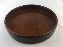 Vintage Danish  Denmark BR Modern Wooden Teak Bowl Mid Century Mod Flaws - £78.29 GBP