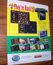 Pacman Ms Pac Man 1998 Original Nos Video Arcade Game Sale Flyer - £10.77 GBP