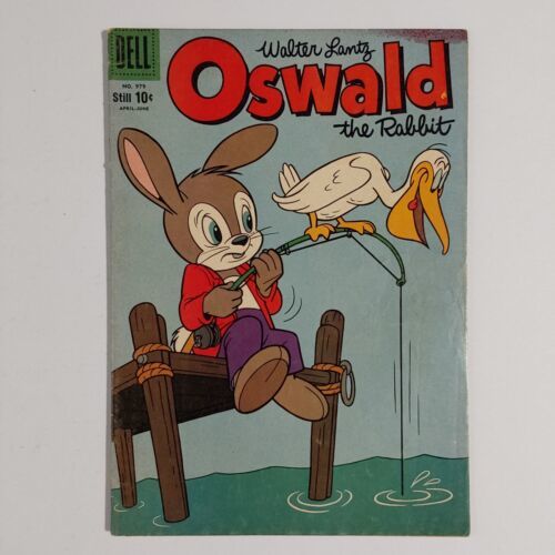 Dell Four Color 979 VG- 1959 Oswald the Rabbit April June Comic Book  - $5.93