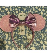 NEW Disney Minnie Mouse Metallic Ear Headband with Bow – Lilac - £26.32 GBP