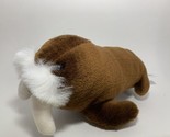 brown plush walrus plush white stuffed animal Catalog Resource Team Asso... - $7.91