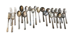 Vintage International Silver Silverplate 19 Spoons &amp; 4 Forks Neil House Col Oh - £39.31 GBP