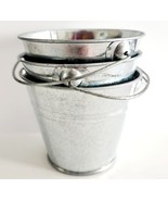 Mini Bucket Candle Jars Lot Of 2 Rustic Farmhouse 12 Oz New OB Crafts A11 - $33.94 CAD