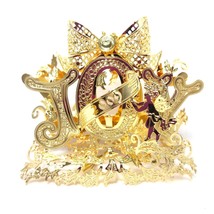 2009 JOY Danbury Mint Christmas Ornament 23k Gold Plated - £71.28 GBP