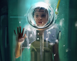 Stranger Things Millie Bobby Brown in water chamber 16x20 Canvas Giclee - £55.30 GBP