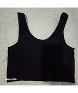 Forever 21 Women&#39;s Size M Athletic Sports Bra Top Black - $72.88 MXN