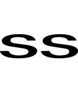 Chevy SS Logo Vinyl Decal Stickers; Cars, Racing, Camaro, Cobalt, Silverado - $5.35 CAD
