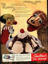 1951 Original Vintage Sealtest Ice Cream Vintage Print Ad Kukla &amp; Ollie Rare d4 - £17.71 GBP