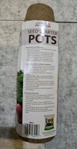Lawn &amp; Garden Seed Starter Pots 12 Pack 2.5&quot; Biodegradable Organic Planters - $12.16