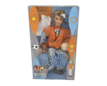NEW 2003 MY SCENE HUDSON B4864 MATTEL BOY DOLL SOCCER ATHLETE NFRB - $47.50