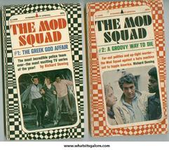 MOD SQUAD paperback books #1 &amp; 2 &amp; 4 classic tv series - £7.90 GBP