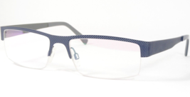 OU 53.227.03 Azul Único Raro Gafas Montura Metálica 54-16-140mm Alemania - $95.96