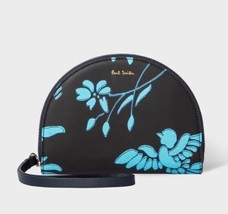 Paul Smith Graphic Floral Leather Half Moon Birds Wallet New ML023028 - £98.75 GBP