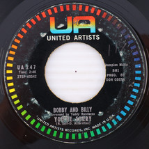 Bobby And Billy – One Step Down / You&#39;re Sorry - 1960 45 rpm 7&quot; Record UA 247 - $7.77