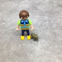 Playmobil Male Child w/Toy Elephant-School Kid - £3.10 GBP