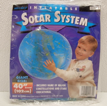 New 40&quot; Inflatable Beach Ball Solar System Major Constellations Stars Space RARE - £41.48 GBP