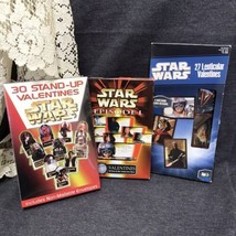 Lot 3 Valentines- Star Wars Episode I - Lenticular - In Factory Sealed Boxes NOS - £7.89 GBP
