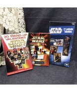 Lot 3 Valentines- Star Wars Episode I - Lenticular - In Factory Sealed B... - $9.90