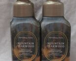 Bath &amp; Body Works Gentle &amp; Clean Foaming Hand Soap Lot Set 2 MOUNTAIN TE... - $30.99