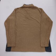 Columbia XM6279 Men's Brown/Black Pine Ridge Fleece 1/4 Zip Sweatshirt Size M image 2