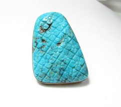 Designer large Turquoise Sterling Silver Ring by Stephen Dweck - £235.81 GBP