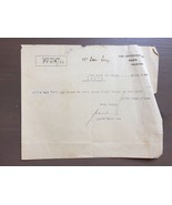 Raro documento de Palestina solicitud de pago gobierno de Palestina 1923 - $8.10