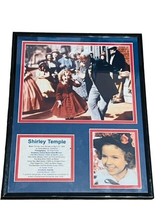 Shirley Temple Framed Picture Photo Wall Academy Award 14X11 vtg Hagen Winkie - £38.80 GBP