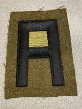 WWI, U.S. FIRST ARMY, QUARTERMASTER, SHOULDER SLEEVE INSIGNIA, PATCH, WOOL - $35.00