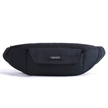 TINYAT Male Men Waist Bag Pack Casual Functional Money Phone Belt Bag Women Bag  - £15.81 GBP