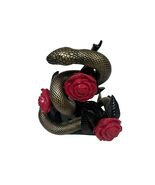 Bath &amp; Body Works Snake &amp; Red Roses Foaming Soap Holder Halloween Goth B... - $456.34 MXN