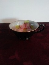 Trimont China,Occupied Japan Pink Floral on Grey Teacup - £4.97 GBP