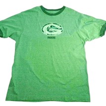 Green Bay Packers Football Camo Graphic T-Shirt Green Mens Size M Reebok Ringer - £6.24 GBP