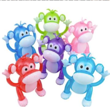 6 PACK 24 INCH MONEY INFLATABLES animal inflate novelty toy blow up  toys zoo in - £19.03 GBP