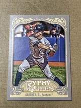 2012 Topps Gypsy Queen Baseball Brett Gardner #167 Yankees - £1.55 GBP