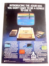 1980 Ad Atari 400 Personal Computer You Don&#39;t Have To Be A Genius To Use It - £6.37 GBP