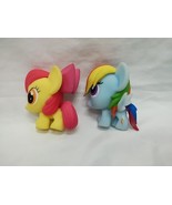 My Little Pony Apple Bloom And Rainbow Dash Mash&#39;ems Fash&#39;ems 2&quot; Figures - $12.49 CAD