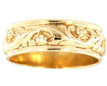 7.4mm Unisex Fashion Ring 14kt Yellow Gold 288888 - $429.00