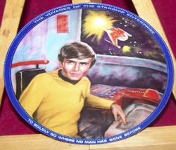 vintage collector&#39;s plate {star trek- chekov} - £15.48 GBP