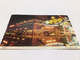 Postcard Reno Arch Nevada Harold&#39;s Club in Background Scallop Edge Vtg 1980s - £8.08 GBP