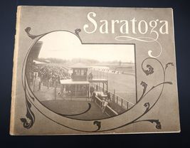 Antique Souvenir Views of Saratoga L.H Nelson Portland ME 1905 4th Edition - $60.00