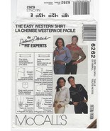 McCalls 6262 Misses&#39;, Men&#39;s or Teen Boys&#39; Western Shirt Size 38, 40 Uncut - €7,81 EUR