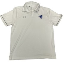 New Seton Hall Pirates Under Armour Heat Gear Polo Shirt (Men&#39;s Large L) White - £17.98 GBP