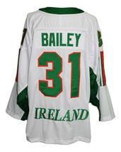 Any Name Number Team Ireland Retro Hockey Jersey White Bailey Any Size image 2