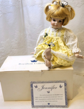 &quot;JENNIFER&quot; Porcelain Doll by The Royalton Collection ~ NEW In Box w/COA - £11.67 GBP