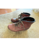 VINTAGE FRYE BROWN LEATHER BOOTS size 9 - $149.43 CAD