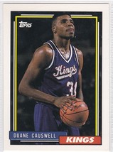 M) 1992-93 Topps Basketball Trading Card - Duane Causwell #323 - £1.57 GBP