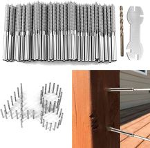 48 Pack Swage Lag Screws Left &amp; Right for 1/8&quot; Cable Railing Kit,T316 Stainless - £40.51 GBP