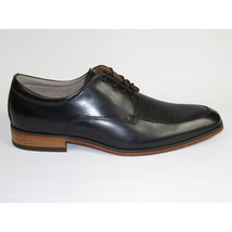 Men's Shoes Steve Madden Soft Leather upper Lace Up Imala Black image 8