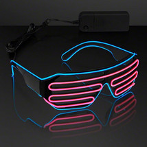 Electro Luminescent Pink and Blue Shutter Shades - £42.13 GBP