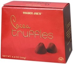 2 Packs Trader Joe&#39;s Cocoa Truffles 8.8 oz Each Pack - $24.74